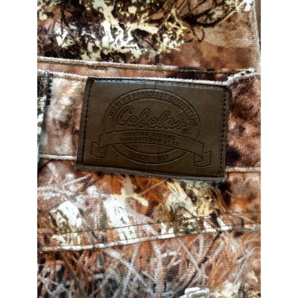 Cabelas Real Tree Fleece Lined Camo Cargo Pants - Picture 6 of 6